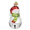 Old World Christmas 3.5 Inch Jingle Bell Snowman Christmas Tree Ornament , Ornament Mittens Scarf